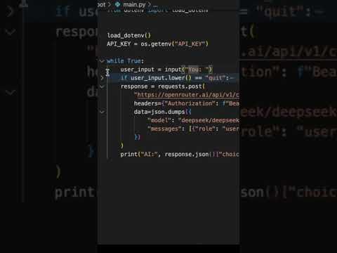 I built an AI Chatbot in...