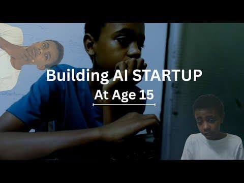Building an AI Startup at 15 (Here is the Progress)